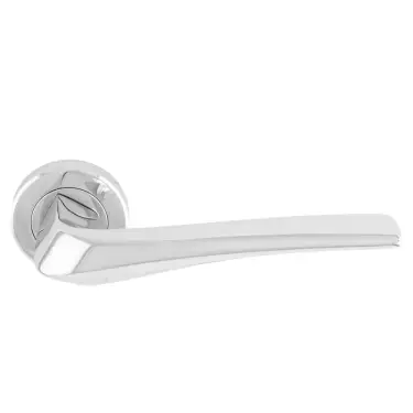 Click Here To Enlarge This Photo Of SZR120CP - Carlisle Brass Serozzetta 'Pronta' Lever on Rose - Polished Chrome