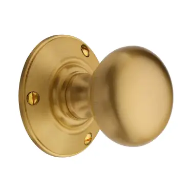 Click Here To Enlarge This Photo Of V876-SB Heritage Brass Mortice Knob Chester Design Satin Brass Finish