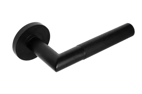 Click Here To Enlarge This Photo Of Eclipse 34342 Revolve Ultimate Solid Stainless Lever On Rose - Matt Black