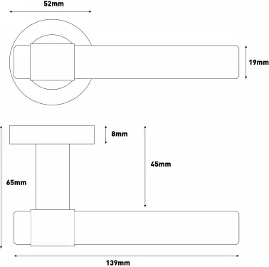 Click Here To Enlarge This Photo Of Eclipse 34354 Collared Ultimate Solid Stainless Lever On Rose - Matt Antique Brass