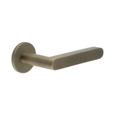 Click Here To Enlarge This Photo Of CR-101A1AB Frelan Hardware CRES Sprung &lpar;Round Rose&rpar; Door Handle Antique Brass &lpar;SS316&rpar;