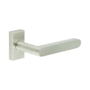 Click Here To Enlarge This Photo Of CR-101D4SSS Frelan Hardware CRES Multi Point Rectangular Rose Door Handle Satin Stainless Steel &lpar;SS316&rpar;