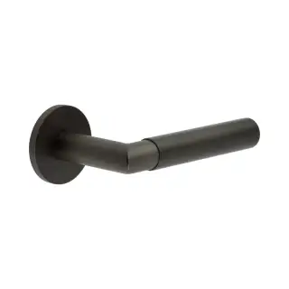 CR-102A2DB Frelan Hardware CRES Unsprung &lpar;Round Rose&rpar; Door Handle Dark Bronze &lpar;SS316&rpar;