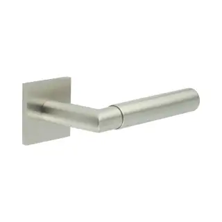 CR-102B1SSS Frelan Hardware CRES Sprung &lpar;Square Rose&rpar; Door Handle Satin Stainless Steel &lpar;SS316&rpar;