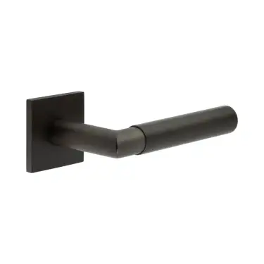 Click Here To Enlarge This Photo Of CR-102B2DB Frelan Hardware CRES Unsprung &lpar;Square Rose&rpar; Door Handle Dark Bronze &lpar;SS316&rpar;
