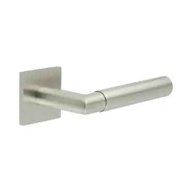 Click Here To Enlarge This Photo Of CR-102B2SSS Frelan Hardware CRES Unsprung &lpar;Square Rose&rpar; Door Handle Satin Stainless Steel &lpar;SS316&rpar;