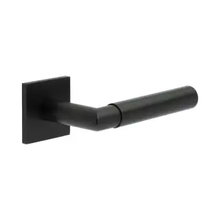 CR-102B3MB Frelan Hardware CRES Fixed Dead &lpar;Square Rose&rpar; Door Handle Black &lpar;SS316&rpar;