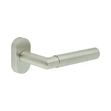Click Here To Enlarge This Photo Of CR-102C4SSS Frelan Hardware CRES Multi Point Oval Rose Door Handle Satin Stainless Steel &lpar;SS316&rpar;