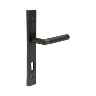 CR-102G4DB Frelan Hardware CRES 92mm Multi Point Backplate Door Handle &lpar;215mm c&sol;c&rpar; Dark Bronze &lpar;SS316&rpar;