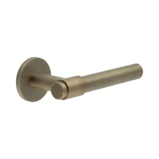 CR-103A2AB Frelan Hardware CRES Unsprung &lpar;Round Rose&rpar; Door Handle Antique Brass &lpar;SS316&rpar;