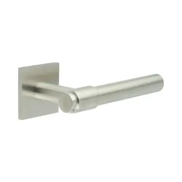 Click Here To Enlarge This Photo Of CR-103B1SSS Frelan Hardware CRES Sprung &lpar;Square Rose&rpar; Door Handle Satin Stainless Steel &lpar;SS316&rpar;