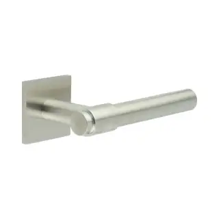 CR-103B2SSS Frelan Hardware CRES Unsprung &lpar;Square Rose&rpar; Door Handle Satin Stainless Steel &lpar;SS316&rpar;