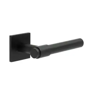 CR-103B3MB Frelan Hardware CRES Fixed Dead &lpar;Square Rose&rpar; Door Handle Black &lpar;SS316&rpar;