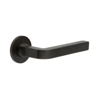 CR-104A2DB Frelan Hardware CRES Unsprung &lpar;Round Rose&rpar; Door Handle Dark Bronze &lpar;SS316&rpar;