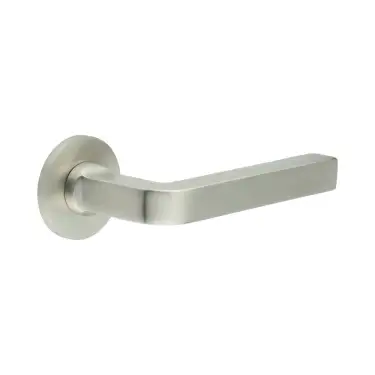 Click Here To Enlarge This Photo Of CR-104A2SSS Frelan Hardware CRES Unsprung &lpar;Round Rose&rpar; Door Handle Satin Stainless Steel &lpar;SS316&rpar;
