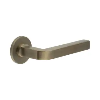 CR-104A3AB Frelan Hardware CRES Fixed Dead &lpar;Round Rose&rpar; Door Handle Antique Brass &lpar;SS316&rpar;