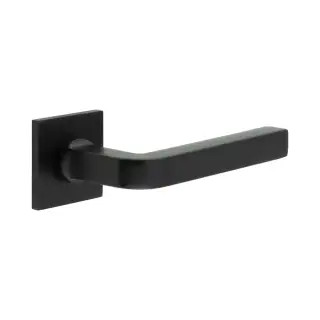 CR-104B3MB Frelan Hardware CRES Fixed Dead &lpar;Square Rose&rpar; Door Handle Black &lpar;SS316&rpar;
