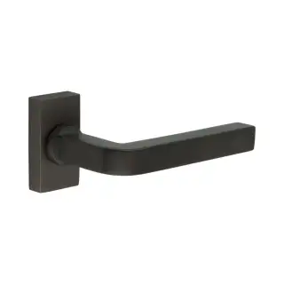 CR-104D4DB Frelan Hardware CRES Multi Point Rectangular Rose Door Handle Dark Bronze &lpar;SS316&rpar;
