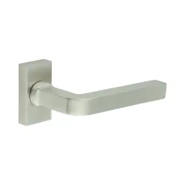 Click Here To Enlarge This Photo Of CR-104D4SSS Frelan Hardware CRES Multi Point Rectangular Rose Door Handle Satin Stainless Steel &lpar;SS316&rpar;