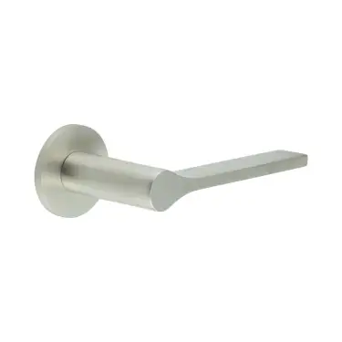 Click Here To Enlarge This Photo Of CR-105A3SSS Frelan Hardware CRES Fixed Dead &lpar;Round Rose&rpar; Door Handle Satin Stainless Steel &lpar;SS316&rpar;