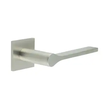 Click Here To Enlarge This Photo Of CR-105B2SSS Frelan Hardware CRES Unsprung &lpar;Square Rose&rpar; Door Handle Satin Stainless Steel &lpar;SS316&rpar;