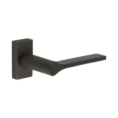 Click Here To Enlarge This Photo Of CR-105D4DB Frelan Hardware CRES Multi Point Rectangular Rose Door Handle Dark Bronze &lpar;SS316&rpar;