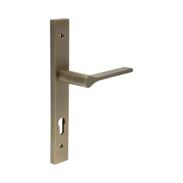 Click Here To Enlarge This Photo Of CR-105G4AB Frelan Hardware CRES 92mm Multi Point Backplate Door Handle &lpar;215mm c&sol;c&rpar; Antique Brass &lpar;SS316&rpar;