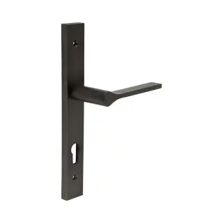 CR-105G4DB Frelan Hardware CRES 92mm Multi Point Backplate Door Handle &lpar;215mm c&sol;c&rpar; Dark Bronze &lpar;SS316&rpar;