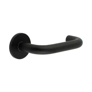 CR-106A3MB Frelan Hardware CRES Fixed Dead &lpar;Round Rose&rpar; Door Handle Black &lpar;SS316&rpar;