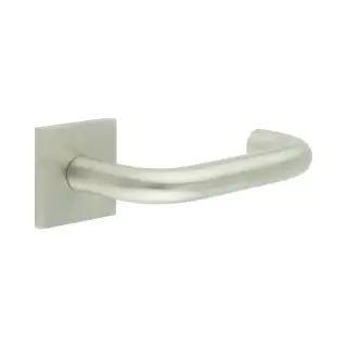 CR-106B2SSS Frelan Hardware CRES Unsprung &lpar;Square Rose&rpar; Door Handle Satin Stainless Steel &lpar;SS316&rpar;