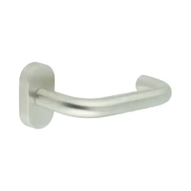 Click Here To Enlarge This Photo Of CR-106C4SSS Frelan Hardware CRES Multi Point Oval Rose Door Handle Satin Stainless Steel &lpar;SS316&rpar;