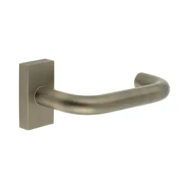Click Here To Enlarge This Photo Of CR-106D4AB Frelan Hardware CRES Multi Point Rectangular Rose Door Handle Antique Brass &lpar;SS316&rpar;