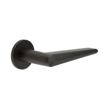 Click Here To Enlarge This Photo Of CR-107A3DB Frelan Hardware CRES Fixed Dead &lpar;Round Rose&rpar; Door Handle Dark Bronze &lpar;SS316&rpar;
