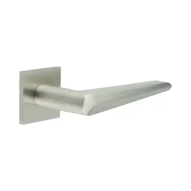 Click Here To Enlarge This Photo Of CR-107B1SSS Frelan Hardware CRES Sprung &lpar;Square Rose&rpar; Door Handle Satin Stainless Steel &lpar;SS316&rpar;
