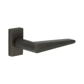 CR-107D4DB Frelan Hardware CRES Multi Point Rectangular Rose Door Handle Dark Bronze &lpar;SS316&rpar;