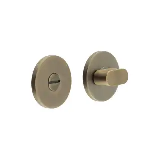 CR-801A7AB Frelan Hardware CRES Thumb Turn & Release &lpar;Round Rose&rpar; Antique Brass &lpar;SS316&rpar;
