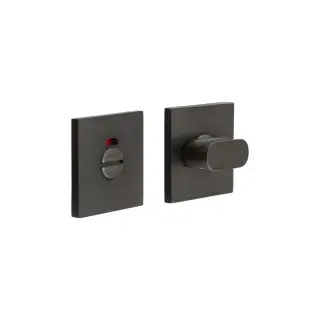 CR-801BK7DB Frelan Hardware CRES Thumb Turn & Release &lpar;Square Rose&rpar; with Indicator Dark Bronze &lpar;SS316&rpar;