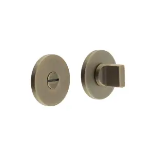 CR-802A7AB Frelan Hardware CRES Thumb Turn & Release &lpar;Round Rose&rpar; Antique Brass &lpar;SS316&rpar;