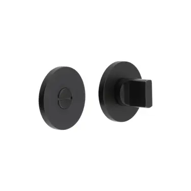 Click Here To Enlarge This Photo Of CR-802A7MB Frelan Hardware CRES Thumb Turn & Release &lpar;Round Rose&rpar; Black &lpar;SS316&rpar;