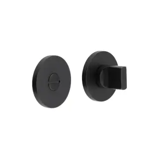 CR-802A7MB Frelan Hardware CRES Thumb Turn & Release &lpar;Round Rose&rpar; Black &lpar;SS316&rpar;