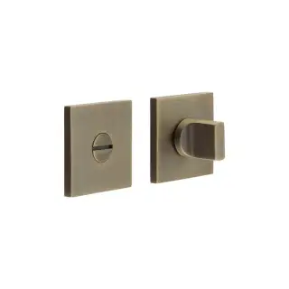 CR-802B7AB Frelan Hardware CRES Thumb Turn & Release &lpar;Square Rose&rpar; Antique Brass &lpar;SS316&rpar;