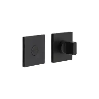 CR-802B7MB Frelan Hardware CRES Thumb Turn & Release &lpar;Square Rose&rpar; Black &lpar;SS316&rpar;