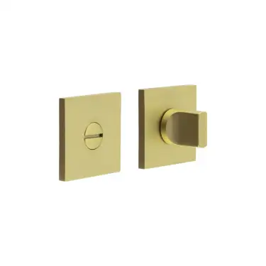 Click Here To Enlarge This Photo Of CR-802B7SB Frelan Hardware CRES Thumb Turn & Release &lpar;Square Rose&rpar; Satin Brass &lpar;SS316&rpar;