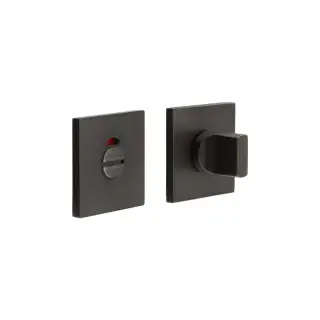 CR-802BK7DB Frelan Hardware CRES Thumb Turn & Release &lpar;Square Rose&rpar; with Indicator Dark Bronze &lpar;SS316&rpar;