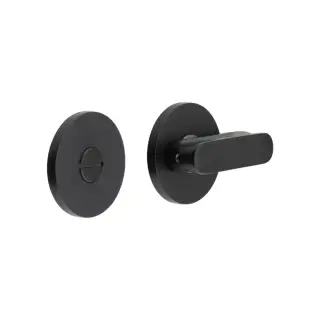 CR-803A7MB Frelan Hardware CRES Thumb Turn & Release &lpar;Round Rose&rpar; Black &lpar;SS316&rpar;
