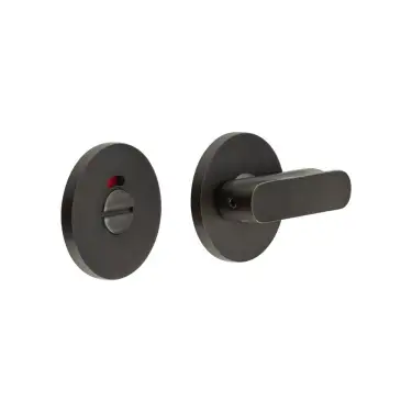 Click Here To Enlarge This Photo Of CR-803AJ7DB Frelan Hardware CRES Thumb Turn & Release &lpar;Round Rose&rpar; with Indicator Dark Bronze &lpar;SS316&rpar;