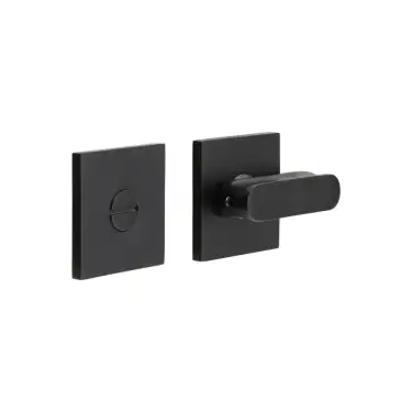 Click Here To Enlarge This Photo Of CR-803B7MB Frelan Hardware CRES Thumb Turn & Release &lpar;Square Rose&rpar; Black &lpar;SS316&rpar;
