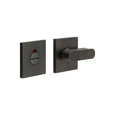 Click Here To Enlarge This Photo Of CR-803BK7DB Frelan Hardware CRES Thumb Turn & Release &lpar;Square Rose&rpar; with Indicator Dark Bronze &lpar;SS316&rpar;