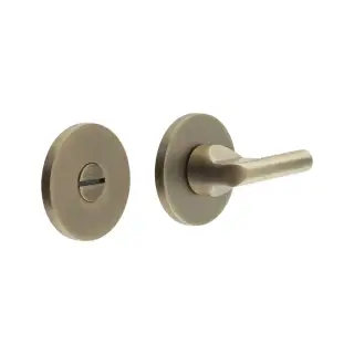 CR-804A7AB Frelan Hardware CRES DDA Thumb Turn & Release &lpar;Round Rose&rpar; Antique Brass &lpar;SS316&rpar;