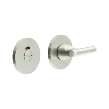 Click Here To Enlarge This Photo Of CR-804AJ7SSS Frelan Hardware CRES DDA Thumb Turn & Release &lpar;Round Rose&rpar; with Indicator Satin Stainless Steel &lpar;SS316&rpar;
